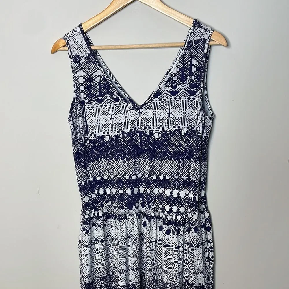 Peruvian Connection Sleeveless V-Neck Mini Dress Size Medium